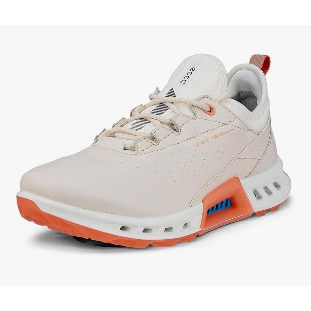 ECCO Women’s Biom C4 Golf Shoes-Leather/Gore-Tex-Limestone-Size 8-8.5 NIB